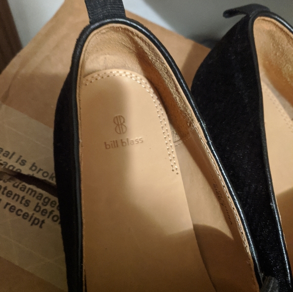 Bill blass Sutton watts flat snake pattern velvet - Picture 4 of 5